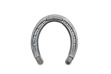 Horseshoe closeup isolated clipart