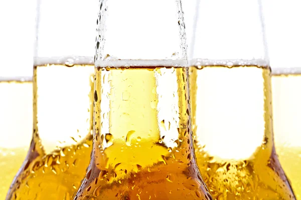 Beer closeup on white — Stock Photo, Image