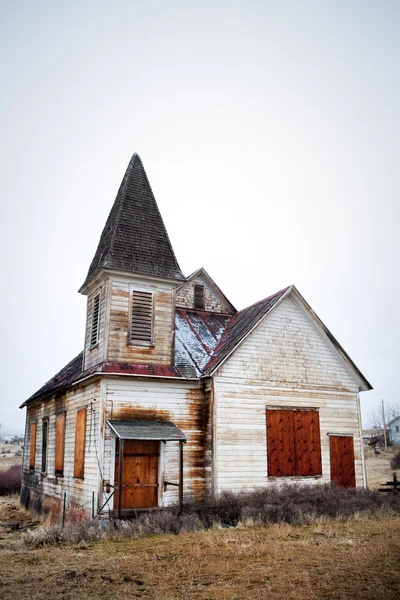 废弃的老教堂 — 图库照片