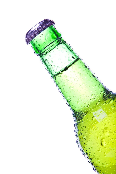 Grüne Flasche isoliert lizenzfreie Stockbilder