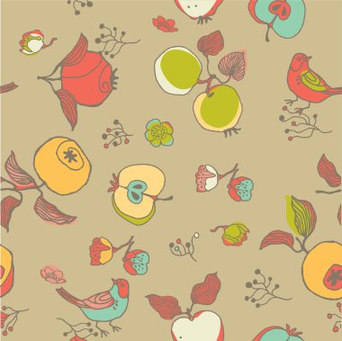 Nature seamless pattern