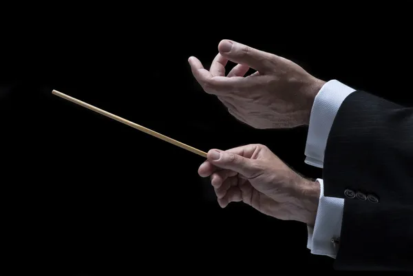 Hudba dirigent — Stock fotografie