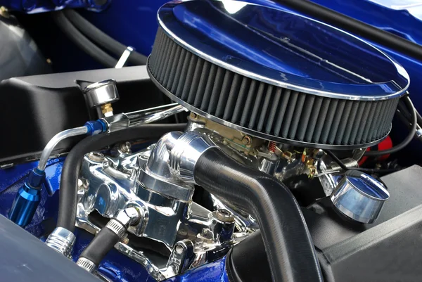 引擎从 1967年肌肉车 — 图库照片