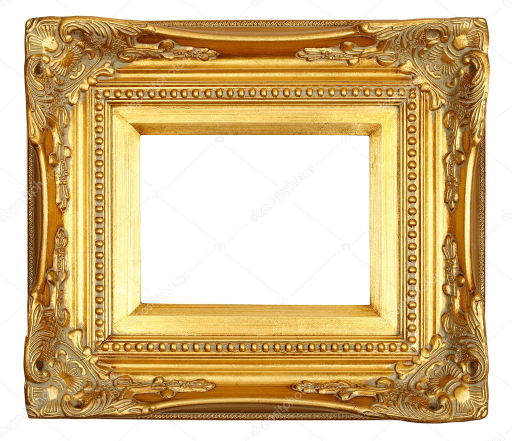 Antique gold frame — Stock Photo © macniak #3893952