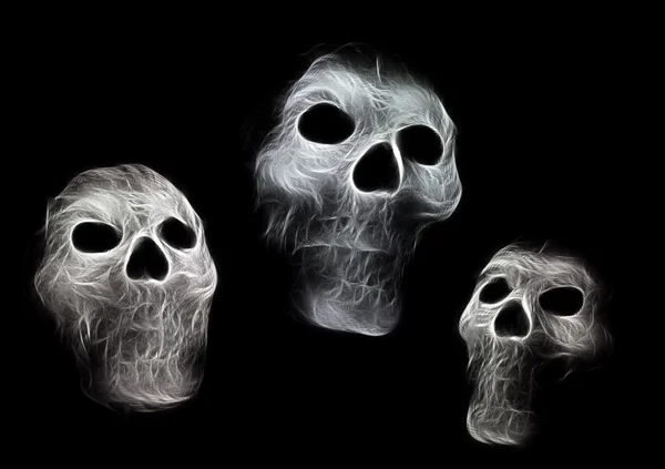 Creepy Skulls — Stock Photo, Image
