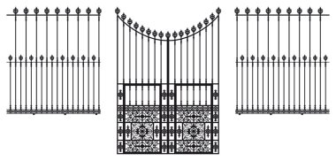 Gate and Fences clipart