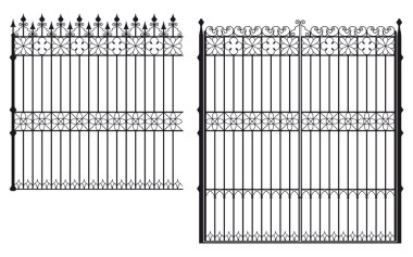 Gate and Fences clipart