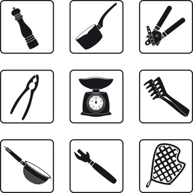 Kitchen supplies clipart