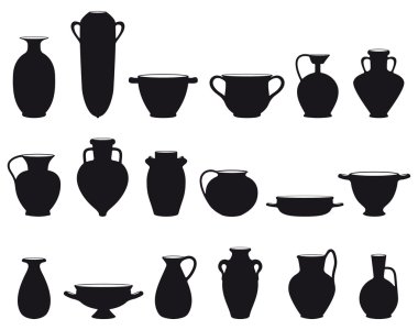 Old pottery clipart