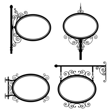 Oval Sign clipart