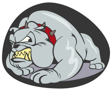 Bulldog cartoon clipart