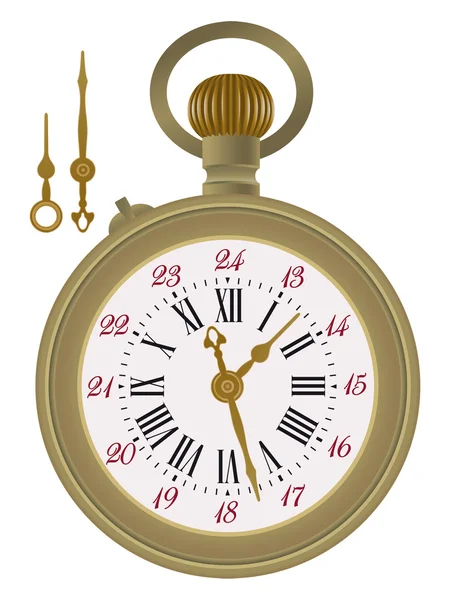 Старые часы — стоковый вектор