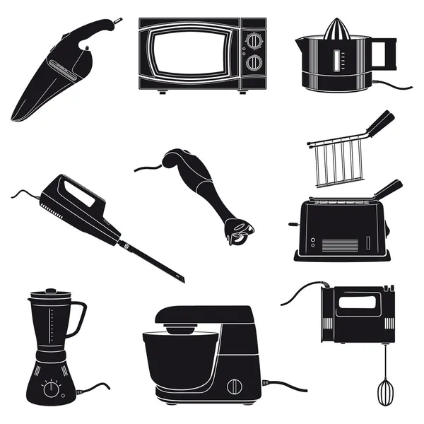 Electrodomésticos de cocina — Archivo Imágenes Vectoriales