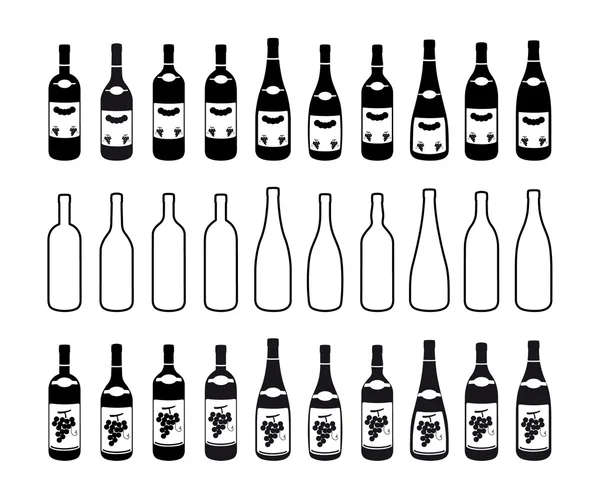 stock vector Bottles