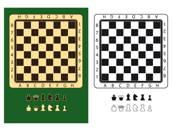 Tableros de ajedrez — Archivo Imágenes Vectoriales