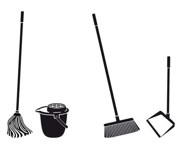 Nettoyage des sols — Image vectorielle