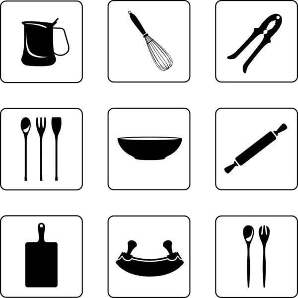 Otros utensilios de cocina — Archivo Imágenes Vectoriales