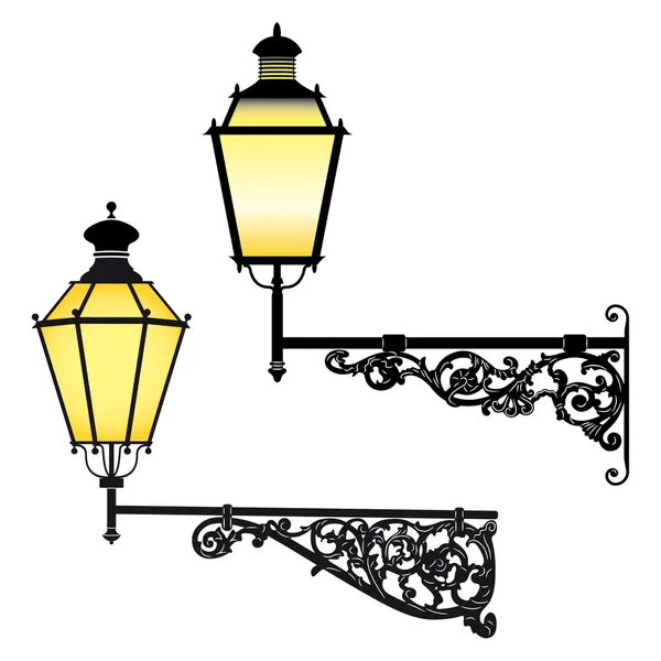 Уолл-стріт лампи — стоковий вектор