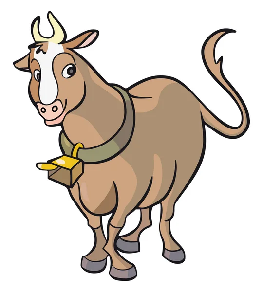 Cartoon koe — Stockvector