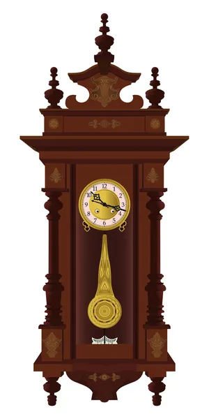 Horloge pendule — Image vectorielle