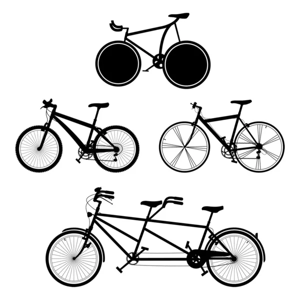 Biciclette — Vettoriale Stock