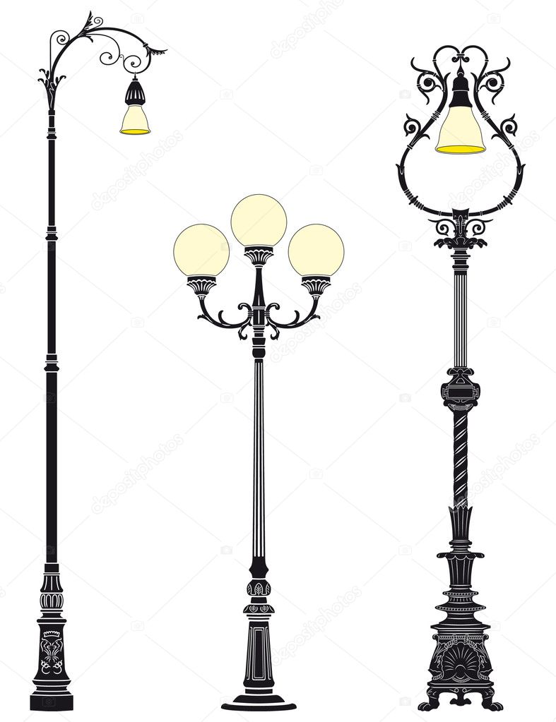 Floor street lamps