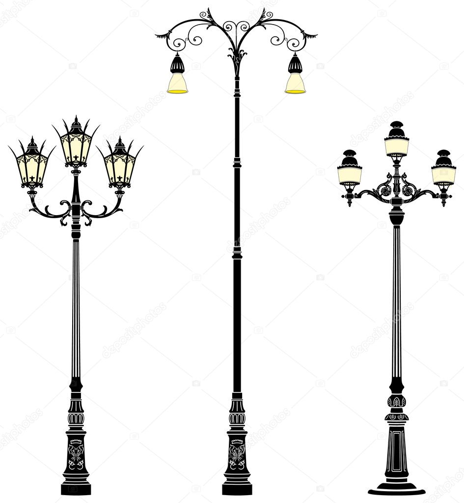 Floor street lamps