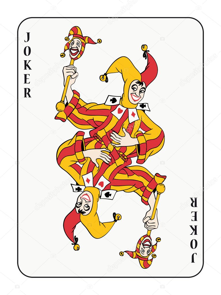 Double Joker Stock Vector Image By C Mannaggia