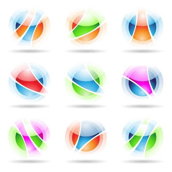Balles transparentes — Image vectorielle