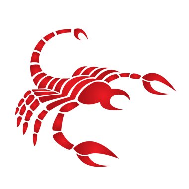 Color Zodiacs scorpio clipart