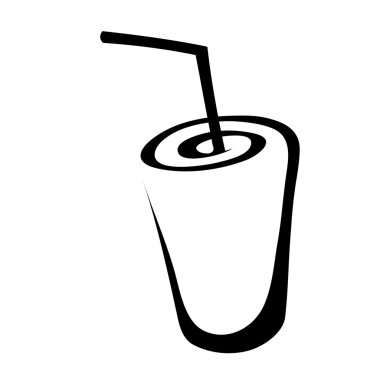 Black drink clipart