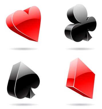 Playing Card Suits clipart