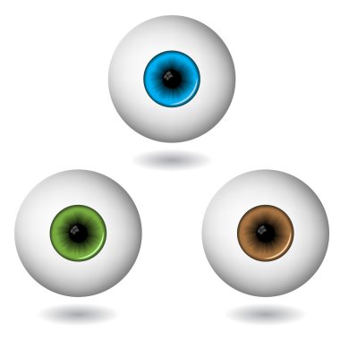 Eye balls clipart