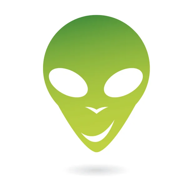 Icono alienígena — Archivo Imágenes Vectoriales