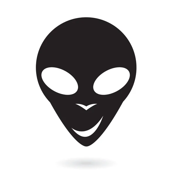 Icono alienígena — Vector de stock