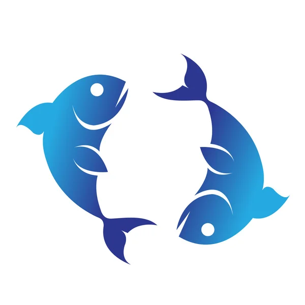 Barevné zvěrokruhy znamení ryb — Stockový vektor