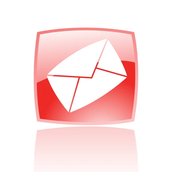 Червоний конверт — стоковий вектор