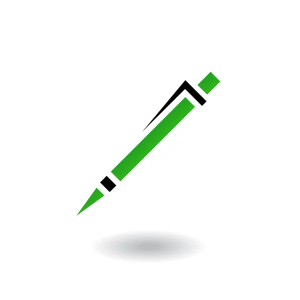 Školní předměty pero — Stockový vektor