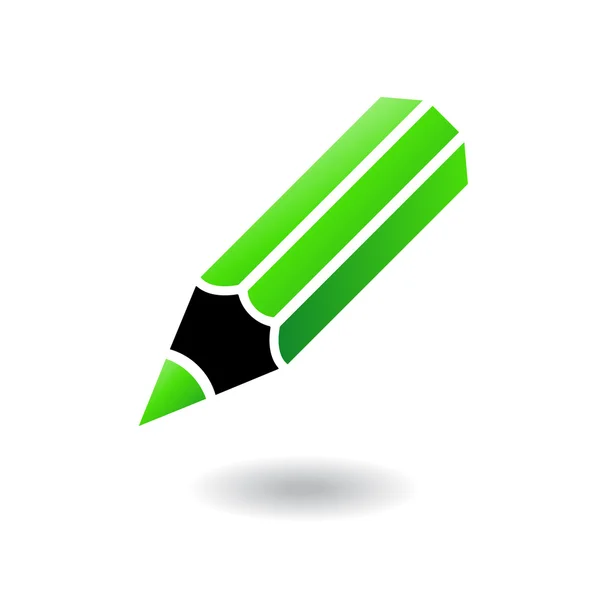 Školní předměty tužka — Stockový vektor