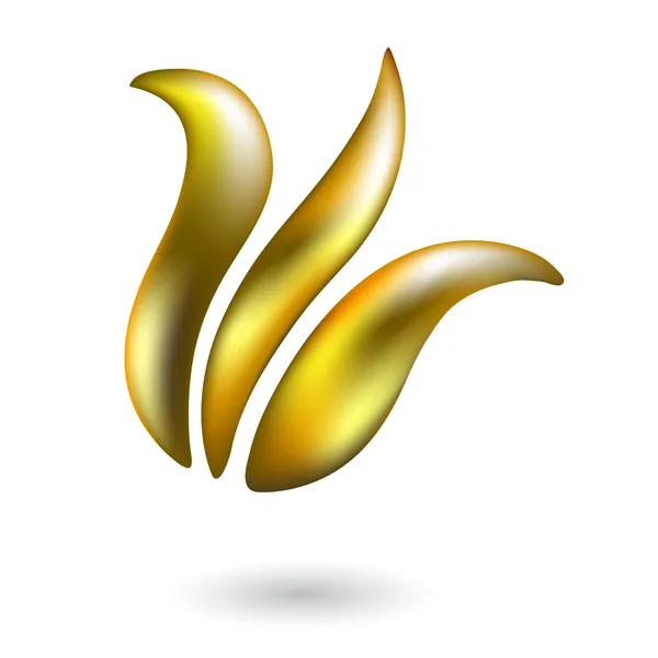Tulipano d'oro 2 — Vettoriale Stock