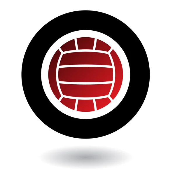 Logo pallavolo — Vettoriale Stock