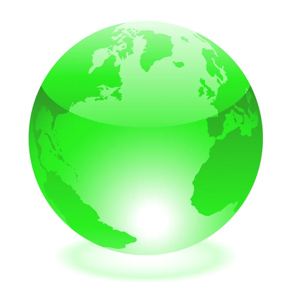 Gröna Världen — Stock vektor