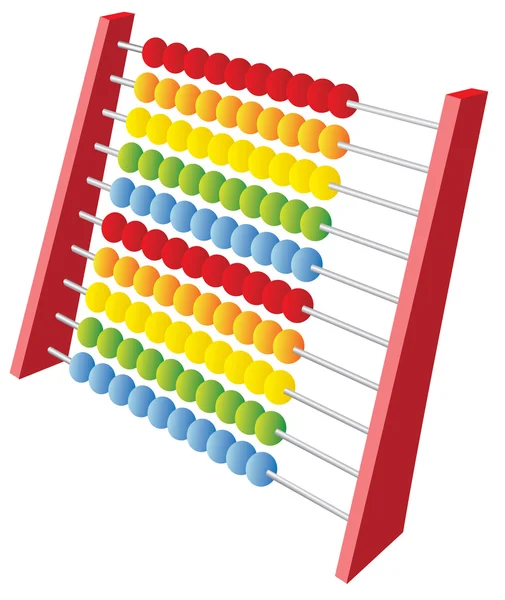 Abacus 3d ikonen — Stock vektor