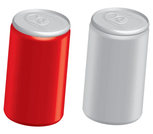 stock vector Cola cans