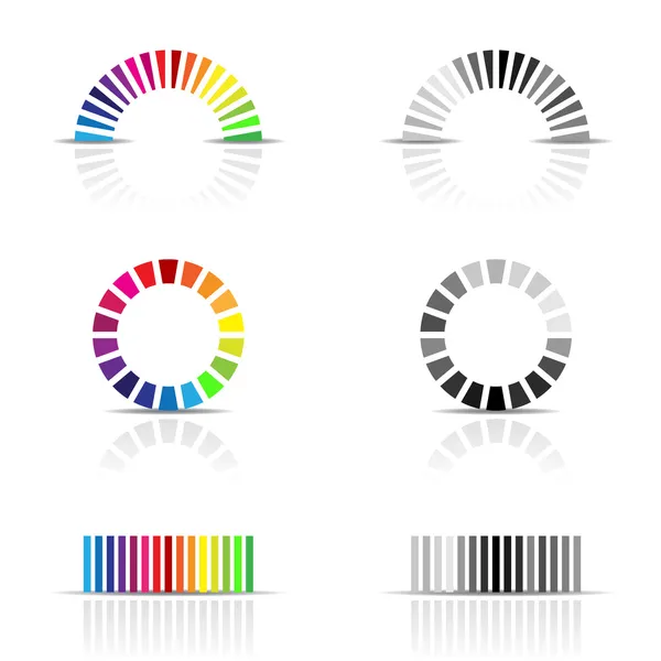 颜色配置文件 — 图库矢量图片