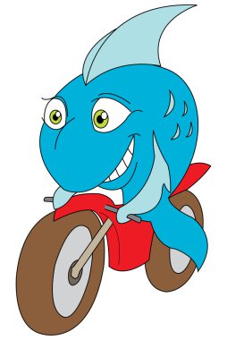Delivery fish clipart