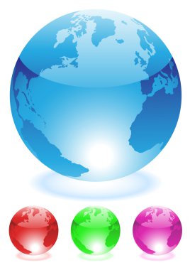 Globes clipart