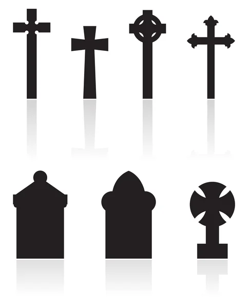 Gravestones — Stockový vektor