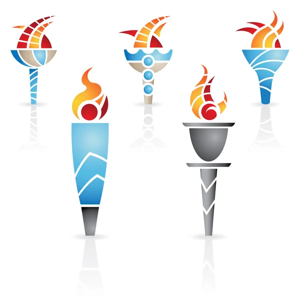 Torches — Stock Vector