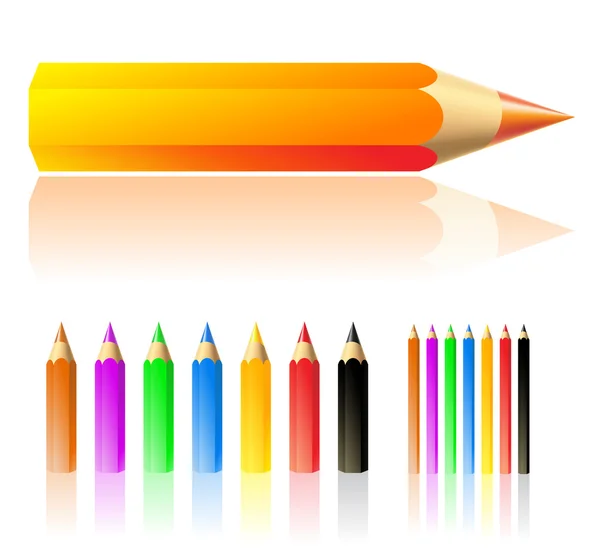 Colour pencils — Stock Vector
